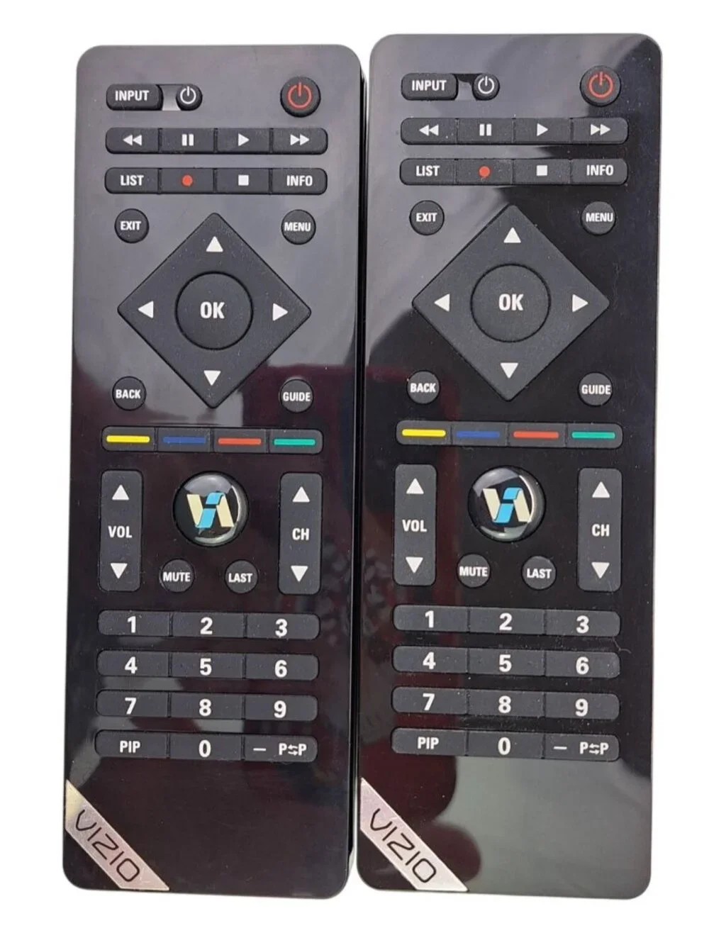 Vizio Remote Control Lot Of 2 VUR10 Slide Out Keyboard & TV Manual M550NV M470NV